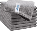 HOMEXCEL 8PK Microfiber Cleaning Cloth, Cleaning Rags for Home, 11.5x11.5in