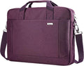 Voova Laptop Bag Case 15 15.6 16 Inch, Computer Sleeve Messenger Bag with Shoulder Strap Expandable Waterproof Business Briefcase for Women Ladies to Work Travel School, Fit 14-16 Inch Laptop,Purple