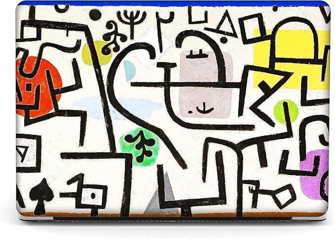 Berkin Arts for MacBook Air 15 inch Case 2025 2024 2023 Release M4 A3241 M3 A3114 M2 A2941 with Keyboard Cover & Screen Protector Naive Art (Picture of A Journey by Paul Klee)
