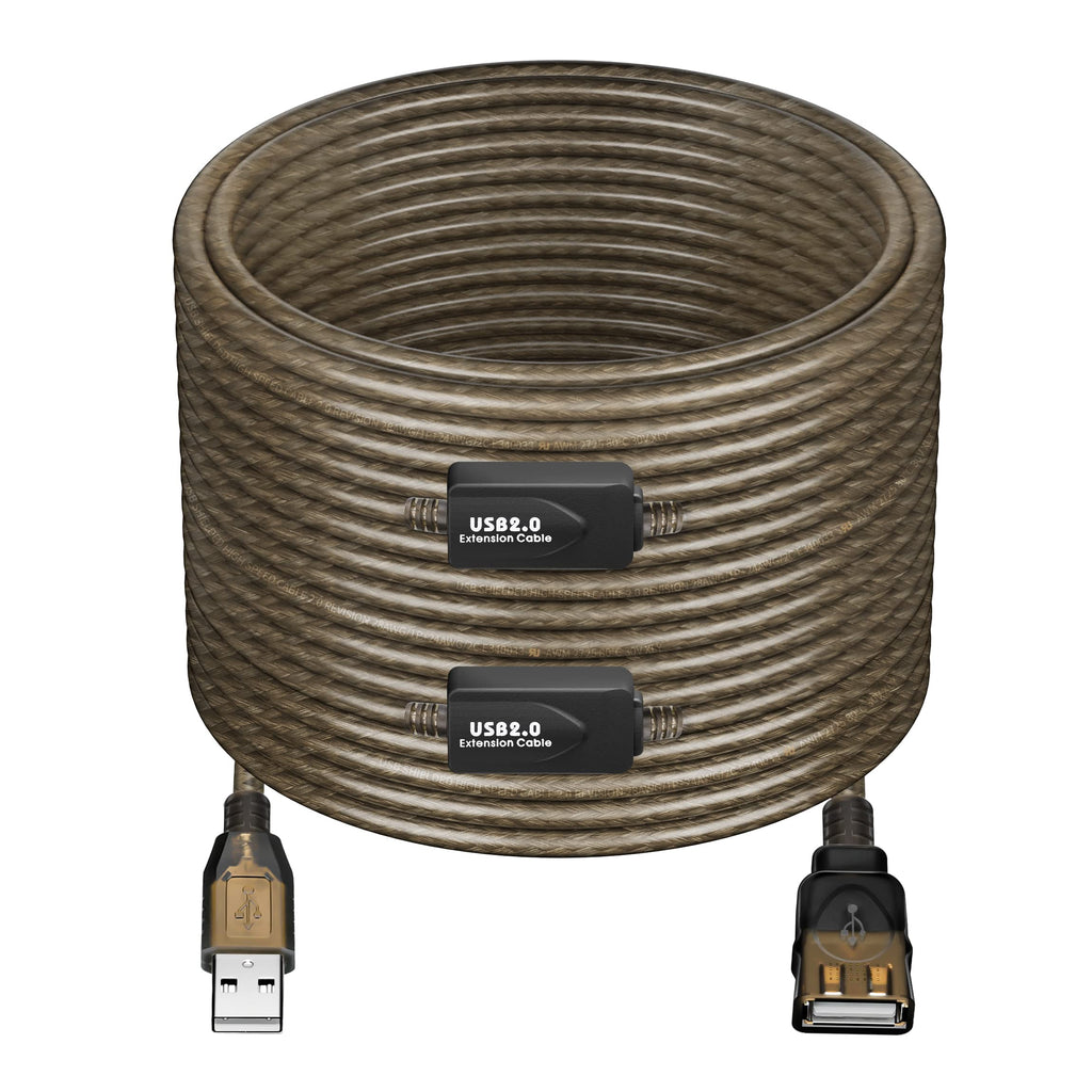 GGMTY USB 2.0 Active Extension Cable 50FT, Type A Male to Female