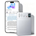 64GB AI Voice Recorder with Smart Transcription & Summary — Voice Activated Portable Digital Voice Recorder for Business Meetings & Lectures, Magnetic, ClicoByte Chime, Silver