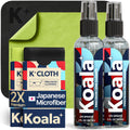 Koala Eyeglass Lens Cleaner Spray Kit | Japanese Microfiber (6 Piece Set)