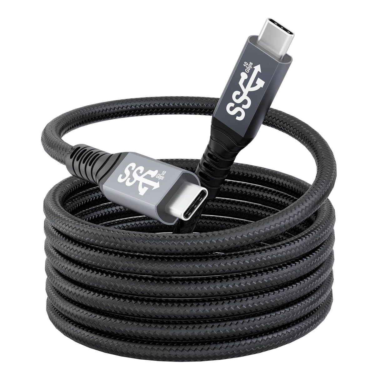 HOTUTUKI usbc to USB c 3.1,USB-c 10gbps Data Transfer Video 4K Monitor Cable 100W High Speed Data Transfer Fast Charging Cord Compatible with Monitor 3.3FT(1m)