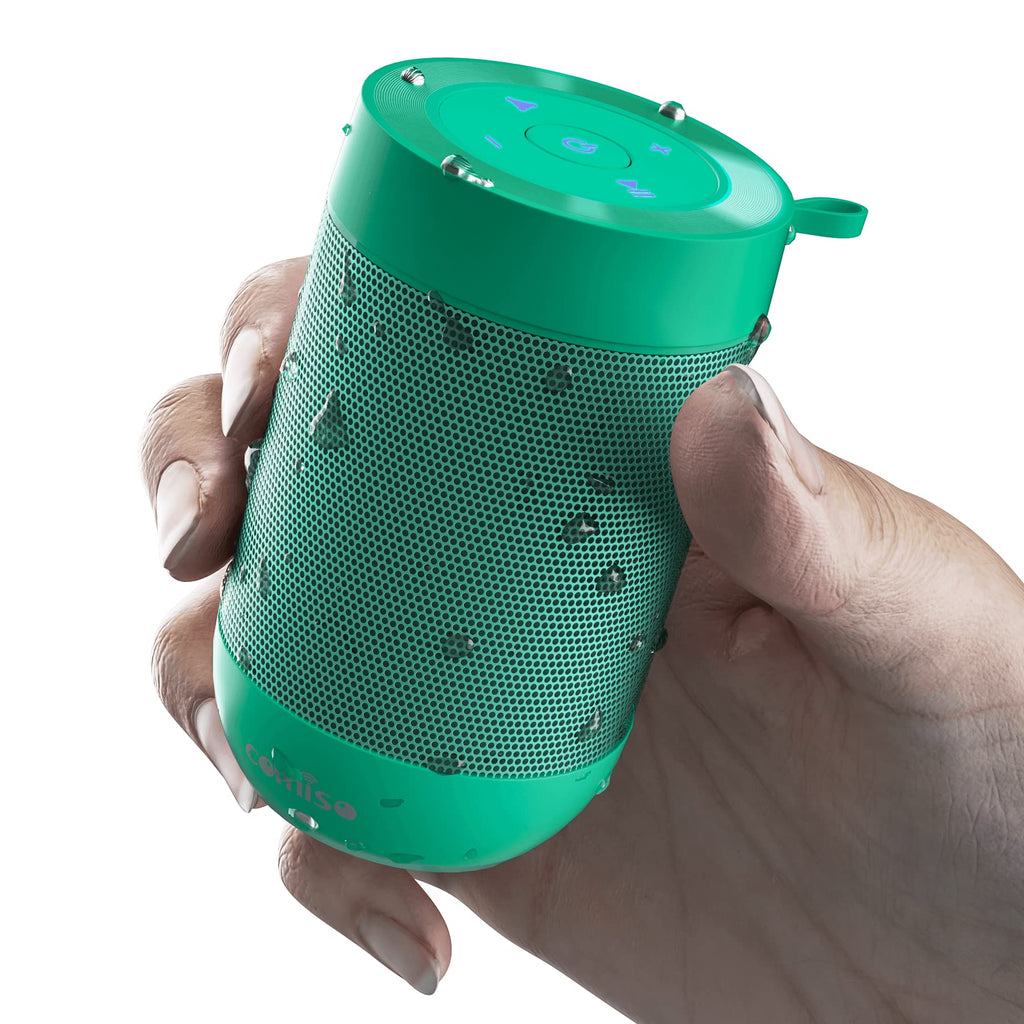 comiso Bluetooth Speaker, Portable Speaker Support TF Card, IP65 Waterproof