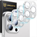 UniqueMe for iPhone 15 Pro/15 Pro Max Camera Lens Protector-Bling Silver