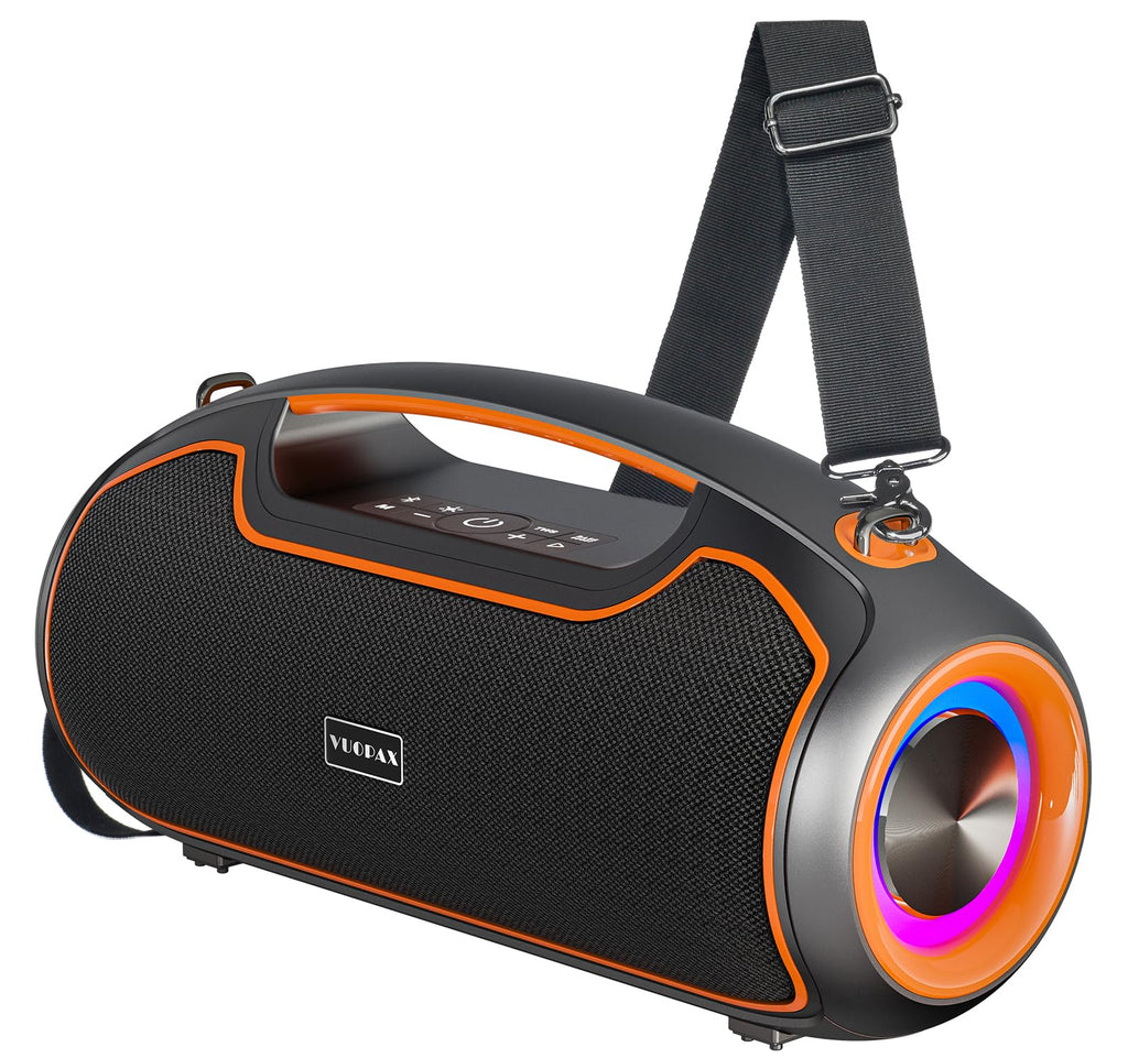 Portable Bluetooth Speakers Wireless, 200W PEAK Outdoor Speaker w/2.0 Bass