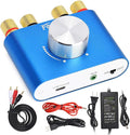Facmogu F900S 160W Mini Bluetooth 5.0 Power Amplifier, 2 Channel 80Wx2 Stereo Hi-Fi Digital Amp, Portable Wireless Audio Receiver Sound Speaker Amplifer, AUX/USB/Bluetooth Input & 12V Power Supply