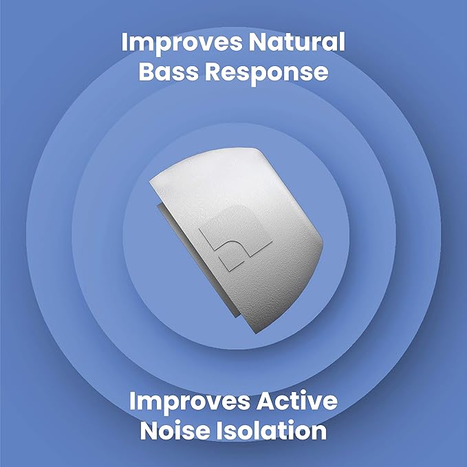 Foam Masters Ultra-Premium Memory Foam Ear Tips for AirPods Pro 1st & 2nd Gen | 3 Pairs | Black Magic Ver 6.0 | Secure | Comfort | Better Noise Cancel | Replacement Buds – White, Assorted S/M/L