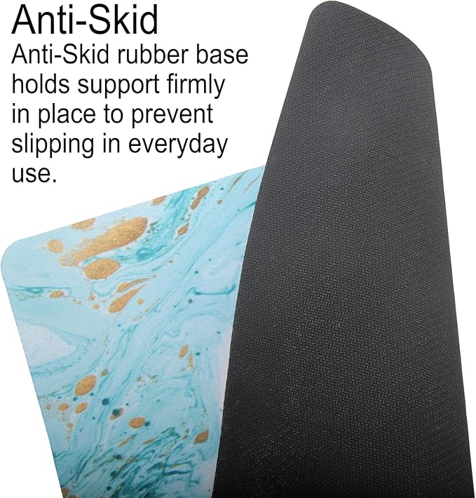 Mouse Pad, Gaming Mouse Pad, Non-Slip Rubber Base Mouse Mat with Designs for Laptop, Computer & Office, 9.5 x 7.9 x 0.12 inches (Marble 7)