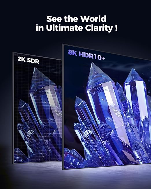 Silkland 10K 8K HDMI 2.1 Cable 15FT, [4K@240Hz 144Hz, 8K@60Hz, 2K@240Hz] Ultra High Speed HDMI Cable 48Gbps, HDR10+, eARC, HDCP 2.3, Compatible for Xbox/PS5/PS4/Roku TV