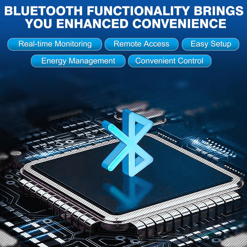 Autocessking 12V 100Ah BCI Group 24 Bluetooth LiFePO4 Battery, 120A BMS Rechargeable Mini Lithium Battery with Low-Temp Protection, Up to 15000 Cycles Perfect for RV, Camping, Solar, Off-Grid and Boat