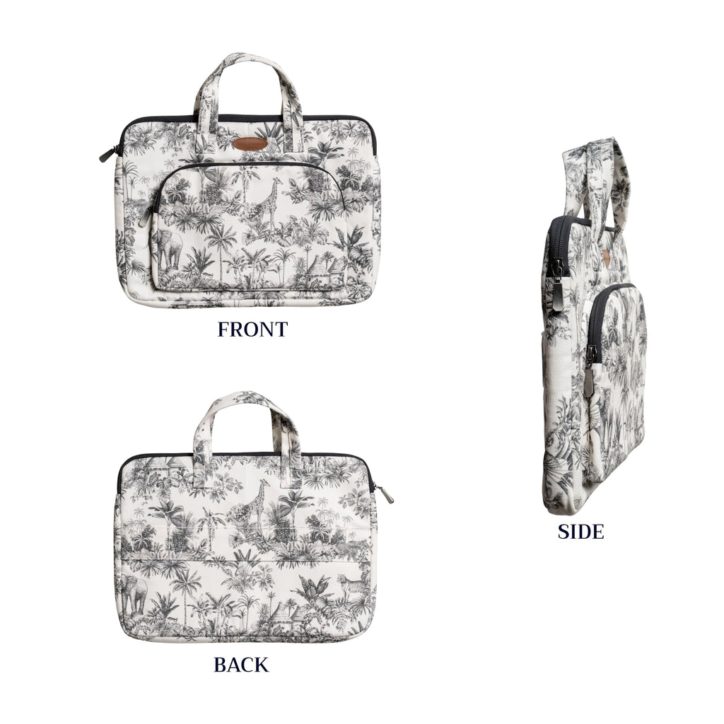 Maison d' Hermine Laptop Bag with Front Pocket Upto 15.5 inch Laptop Tablet