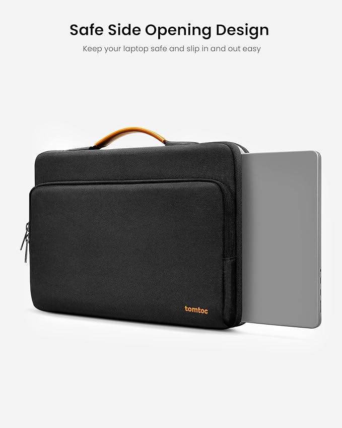 tomtoc 360 Protective Laptop Case for 15-inch 2025 New MacBook Air M4/A3241 M3/A3114 M2/A2941, 15 Inch Microsoft Surface Laptop 7/6, Dell XPS 15 Plus, 15-in MacBook Pro, Acer HP Chromebook 14