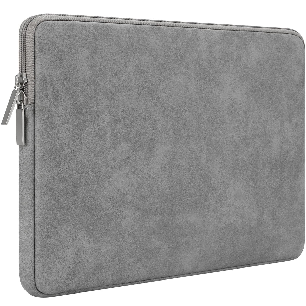 RAINYEAR 13 Inch Laptop Sleeve PU Suede Leather Case Padded Bag, Deep Blue