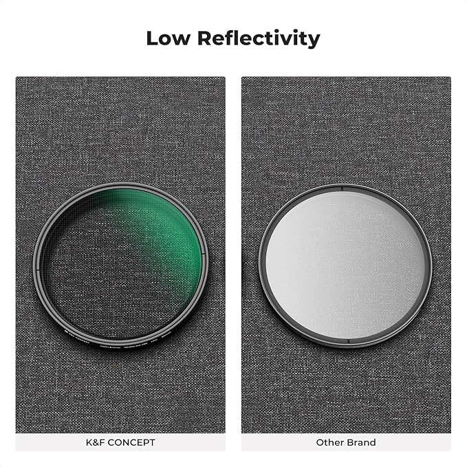K&F CONCEPT 52mm Star Filters Kit (3pcs) 4 Points 6 Points 8 Points Cross Screen Starburst Filters Set -18 Layer Coating Ultra Slim Optical Glass Camera Lens Filter with 3 Cleaning Cloth