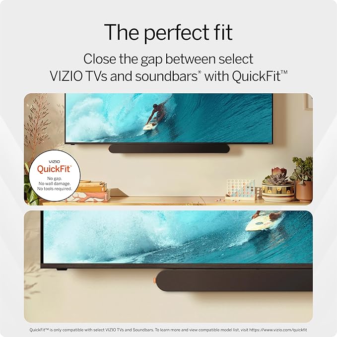 VIZIO 2.0 Soundbar w/Dolby Atmos & DTS:X, Bluetooth Speaker, QuickFit™ Compatible – SV200M-08 (New, 2024 Model)