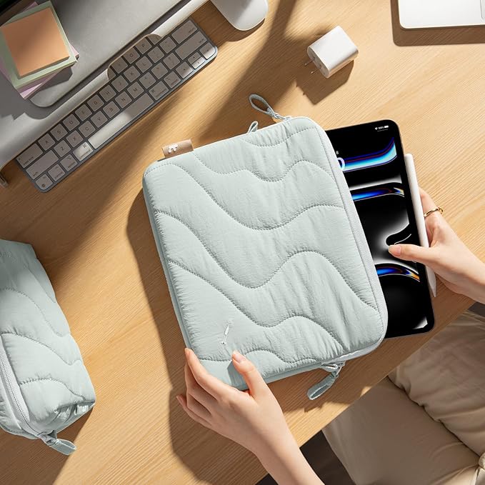 tomtoc 360 Protective Puffy Tablet Sleeve for 11-inch iPad Air M4/M3, 2026