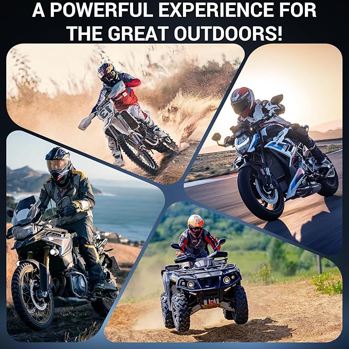 YTX14-BS Lithium Motorcycle Battery, ATV Battery 12V 8AH 600CCA Compatible with Yamaha Scooter Snowmobile Jet Ski, Scooter, PWC & More