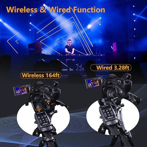 Aodelan Wireless Camcorder Lanc Zoom Controller for Canon/for Sony