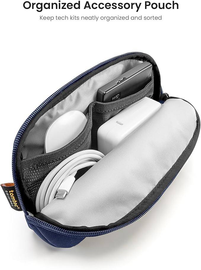 tomtoc 360 Protective Laptop Sleeve Set for 16-inch MacBook Pro M4/M3/M2/M1 Pro/Max A3403 A3186 A2991 A2780 A2485 2024-2019, Dell XPS 16 Plus Laptop, Water-Resistant MacBook Case with Accessory Pouch