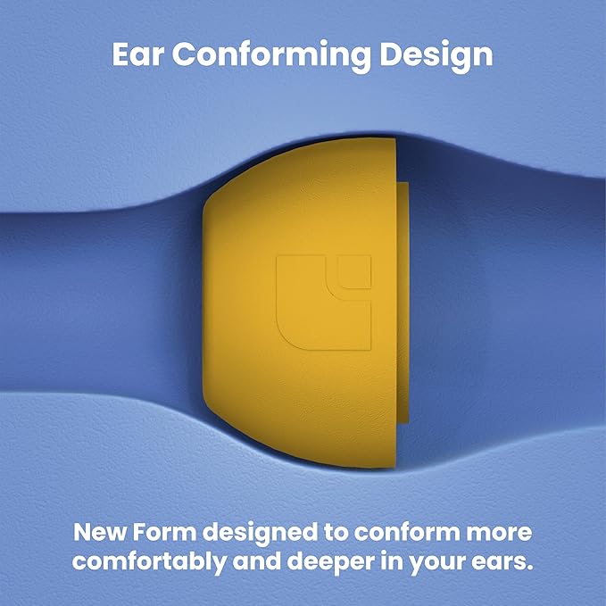 Foam Masters Ultra-Premium Memory Foam Ear Tips for AirPods Pro 1st & 2nd Gen | 3 Pairs | Black Magic Ver 6.0 | Secure | Comfort | Better Noise Cancel | Replacement Buds – Orange, Assorted S/M/L