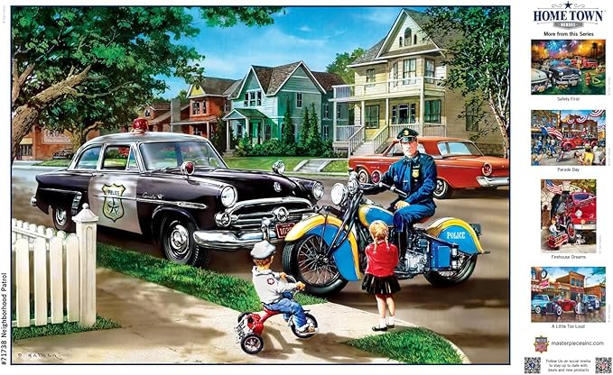 MasterPieces 1000 Piece Jigsaw Puzzle for Adults, Family, or Youth - Neighborhood Patrol - 19.25"x26.75"