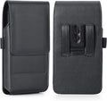 BECPLT for iPhone 15 Pro Max 15 Plus 14 Pro Max 13 Pro Max 12 Pro Max Holster Black Mobile Phone Belt Pouch Holster Cover Belt Clip Case Pouch for Samsung Galaxy S24+ S23+ S23+ S22+ S23 FE S21 FE 5G