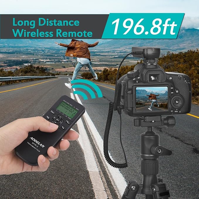 Wireless Shutter Camera Remote Intervalometer Timer Compatible with Sony a67, a65, a57, a55, a900, a850, a700, a580, a560, a550, a500, a450, a300, Replaces Sony RM-L1AM Cable