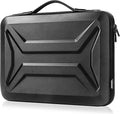 DOMISO 13.3-14 Inch Laptop Hard Case, Waterproof Shockproof Hard Shell Laptop Sleeve Protective Computer Bag for Macbook Pro 14 / Lenovo ThinkPad/Dell XPS/HP Pavilion, Black