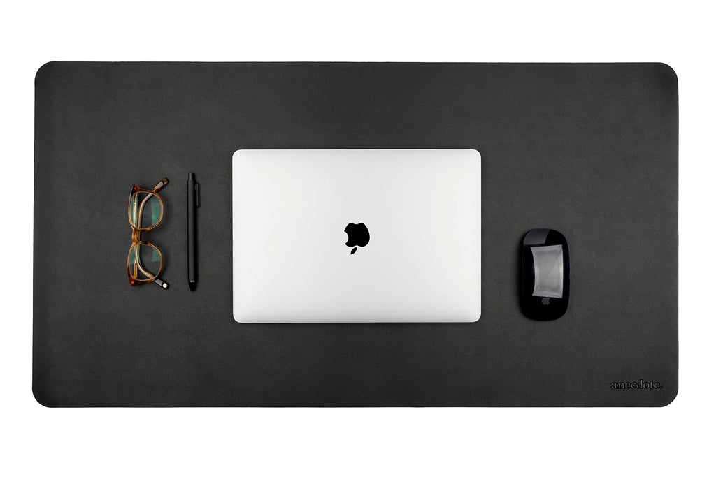 ANECDOTE Vegan Leather Desk Pad - 31.5"x17" Desk Mat for Your Office. This Quality Large Mouse Pad has Chic Elegance, Professional Look & Satisfying Touch - The Perfect Leather Mouse Pad for You!