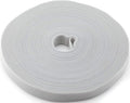 Reusable Fastening Tape Cable Ties 3/4 Inch Double Side Hook Roll (25 Yard, Grey)
