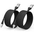 iPhone Charger Cord 6 ft 2Pack, [Apple MFi Certified] USB A to Lightning Cable Braided Fast Charging Cord Compatible with iPhone14 Pro Max/Plus/13/12/11/X/XR/XS/SE/8/7/6/5/iPad - Black