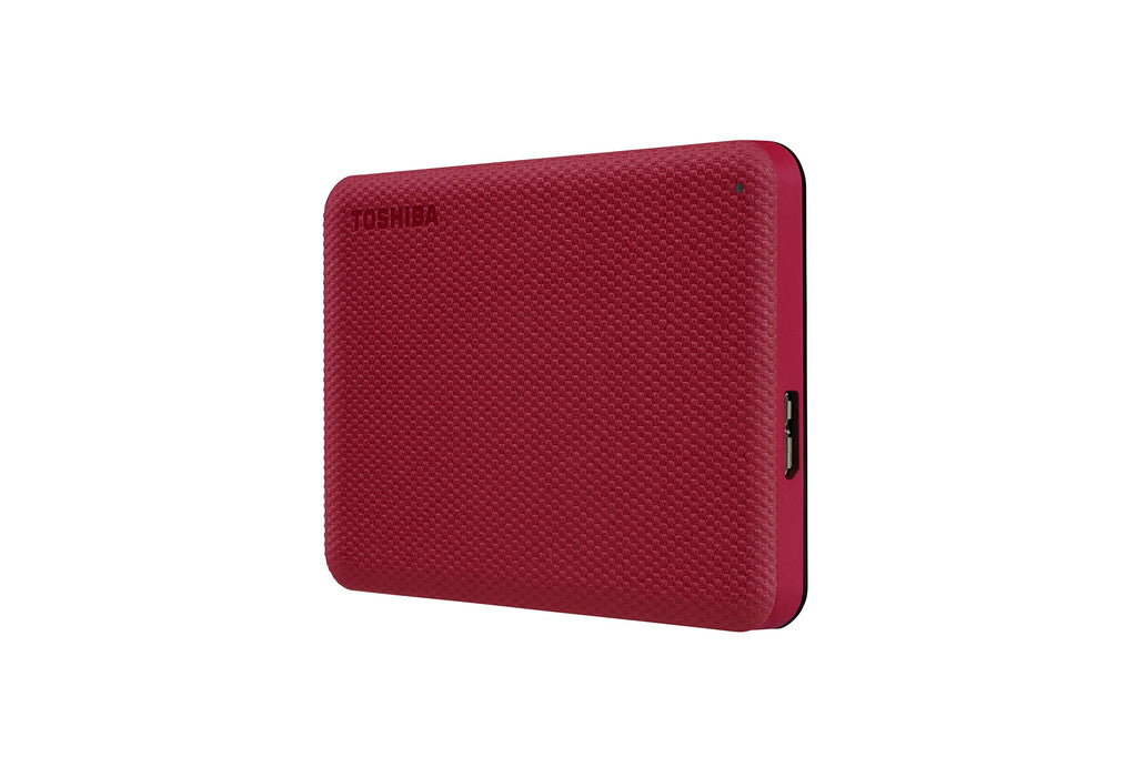 Toshiba Canvio Advance 1TB Portable External Hard Drive USB 3.0, Red - HDTCA10XR3AA