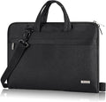 Voova Laptop Bag 13 14 Inch, Waterproof Computer Sleeve Carrying Case with Shoulder Straps & Handle Compatible with Macbook Air 13 M2/M3/M4, MacBook Pro 13/14, HP Dell Lenovo Chromebook 14, Black