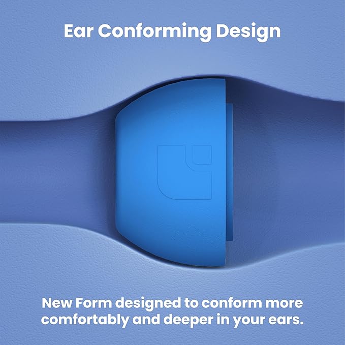 Foam Masters Ultra-Premium Memory Foam Ear Tips for AirPods Pro 1st & 2nd Gen | 3 Pairs | Black Magic Ver 6.0 | Secure | Comfort | Better Noise Cancel | Replacement Buds – Supercar Blue, Medium