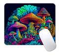 IMAYONDIA Psychedelic Mushrooms Mouse Pad, Colorfull Gaming Mouse Pad, Magical Forest Mousepad, Non-Slip Rubber Base Computer Mice Pad for School Home Office, 9.5 x 7.9 Inch, Aesthetic Modern Art