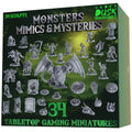 D&D Miniatures with DND Mimic Miniature, Monster Set and Chimera Boss, 28mm