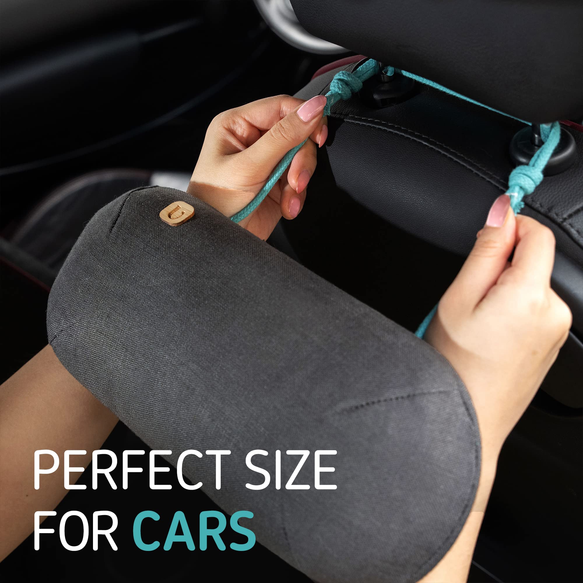 PURGGO Car Air Freshener - Lasts 365+ Days No Chemicals 100% Activated Bamboo Charcoal Fragrance-Free Deodorizer, Natural Auto Odor Eliminator, Purifier, Neutralizer, Absorb Smoke Smell