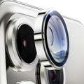 Hoerrye for iPhone 15 Pro Max/iPhone 15 Pro Camera Lens Protector [3+1] [Keep Lens Original Design] 9H Tempered Glass Camera Cover Screen Protector,White Titanium