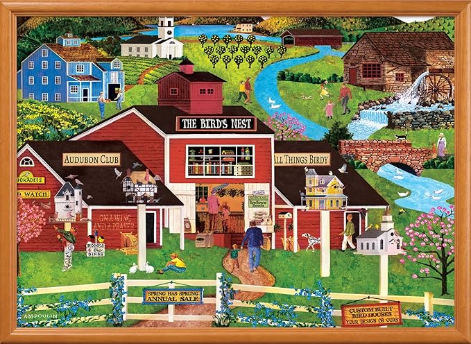 MasterPieces - 500 Piece Jigsaw Puzzle, Large EZ Grip Shapes, The Bird’s Nest, Fun for Adults, Seniors, Family, Kids, 19.25" x 26.75"