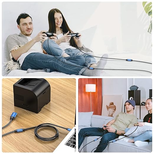 USB 2.0 Type A Male to A Female Active Repeater Extension Cable 75ft, High Speed 480 Mbps