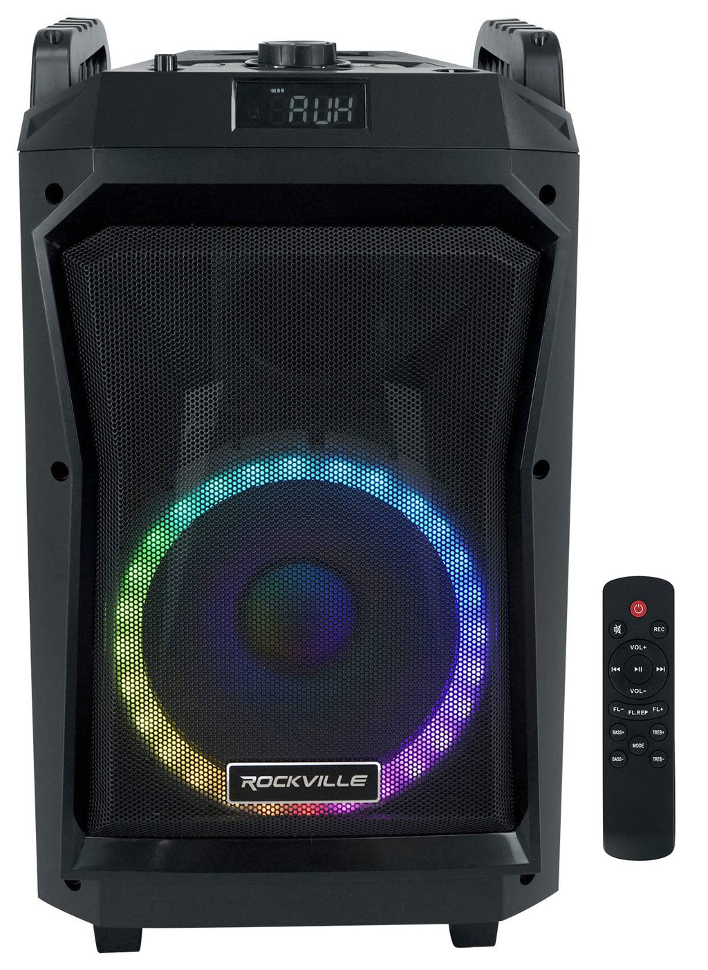 Rockville ROCKNGO 800 10" Portable Rechargeable Bluetooth Speaker with LED