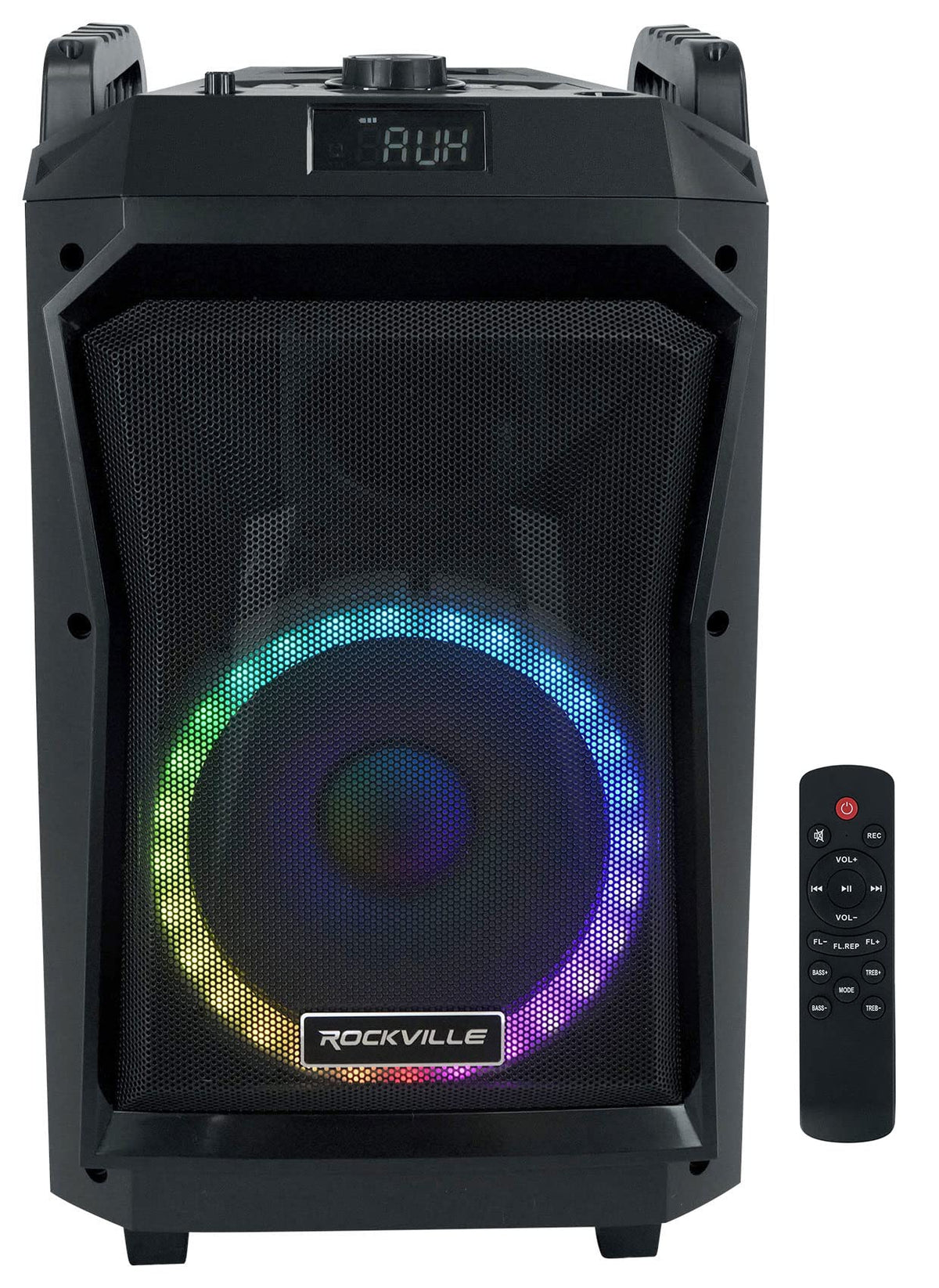 Rockville ROCKNGO 800 10" Portable Rechargeable Bluetooth Speaker with LED