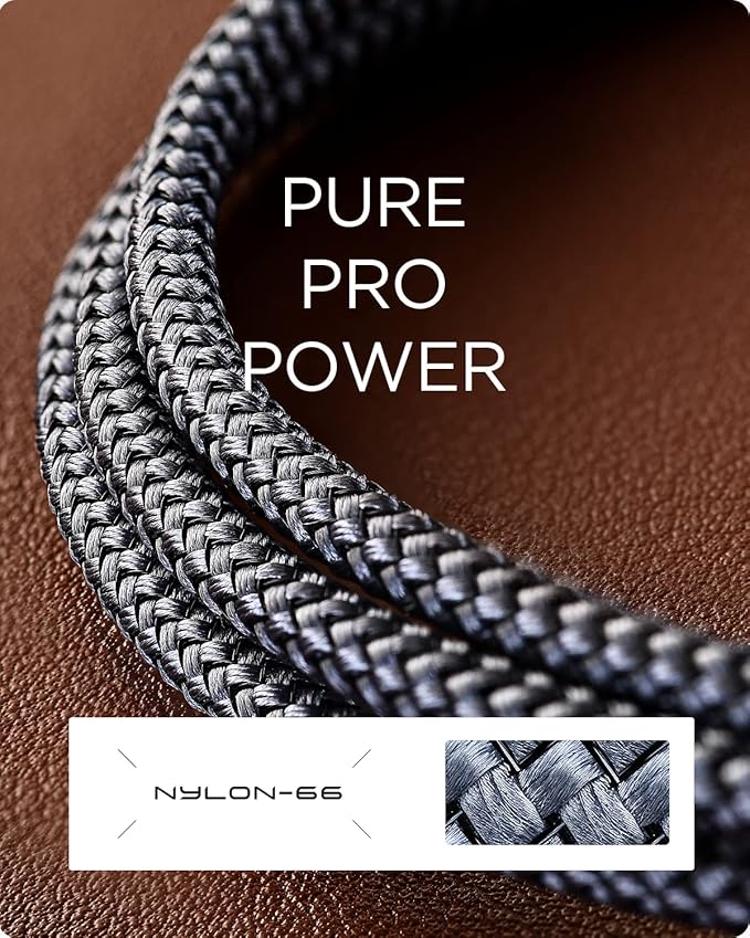AINOPE 3.3FT USB C Cable 3.1A Fast Charge, Right Angle USBC Charge Cable, Resistant Nylon Braided USB Type C Cable Compatible Galaxy S10 S9 S21, LG V30,V20,G6，USB C Fast Charging Cable