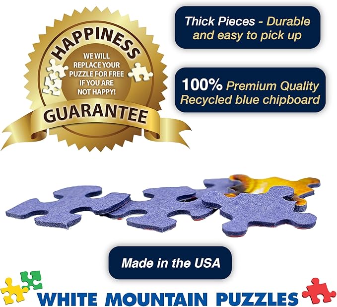 White Mountain Puzzles - I Love Baseball - 1000 Piece Jigsaw Puzzle