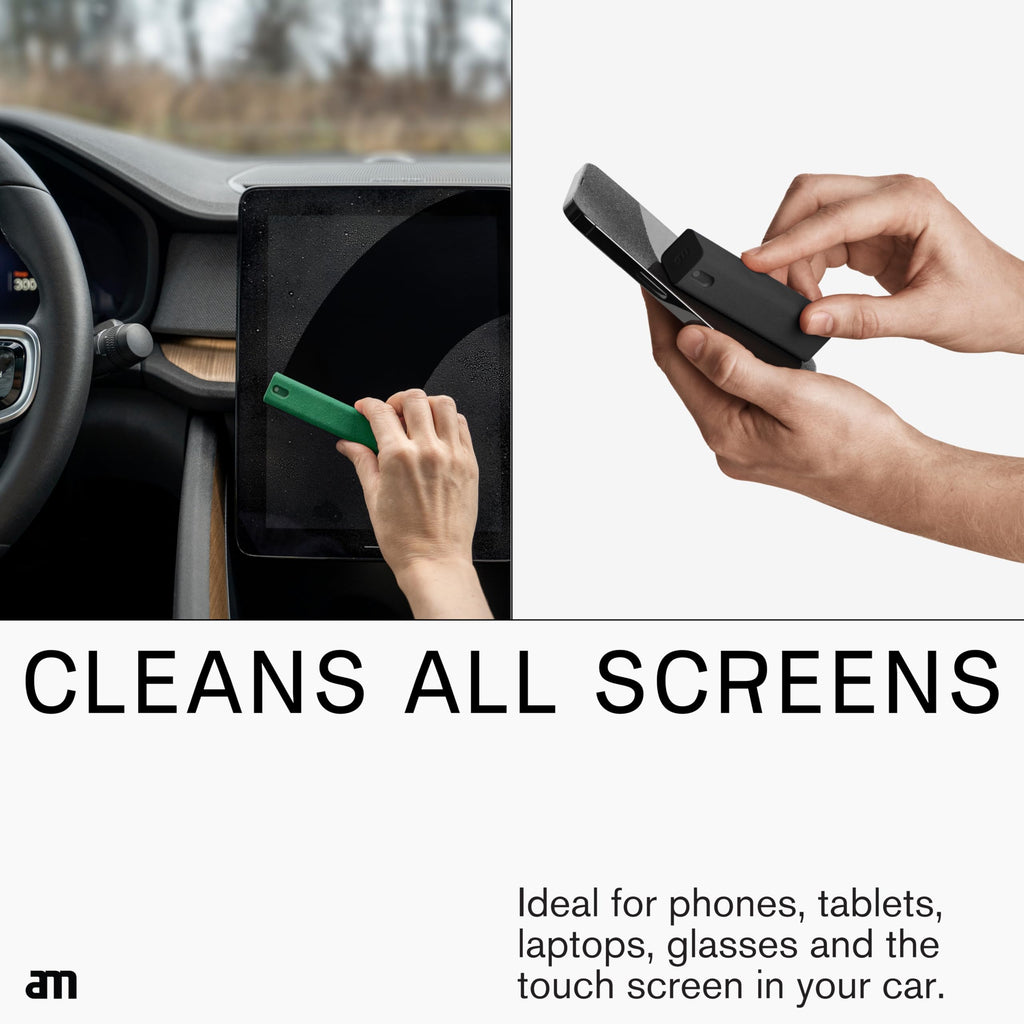 am Screen Cleaner Mist Spray with Microfiber Cloth – Alcohol-Free Screen Cleaning Kit for Phones, Tablets, Laptops, TVs & Car Displays, 3 Pack, Keith Haring