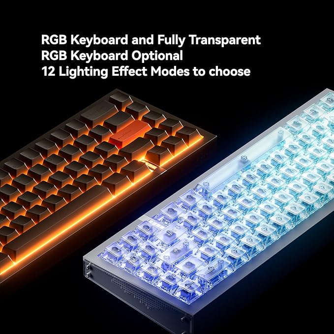 MelGeek REAL67 Wired Keyboard, Gaming Keyboard with RGB, Special Magnetic Switches, Rapid Trigger, Hot-Swappable, Snap Tap & Adjustable Actuation, Online HIVE Custom (Silicon-Gray)