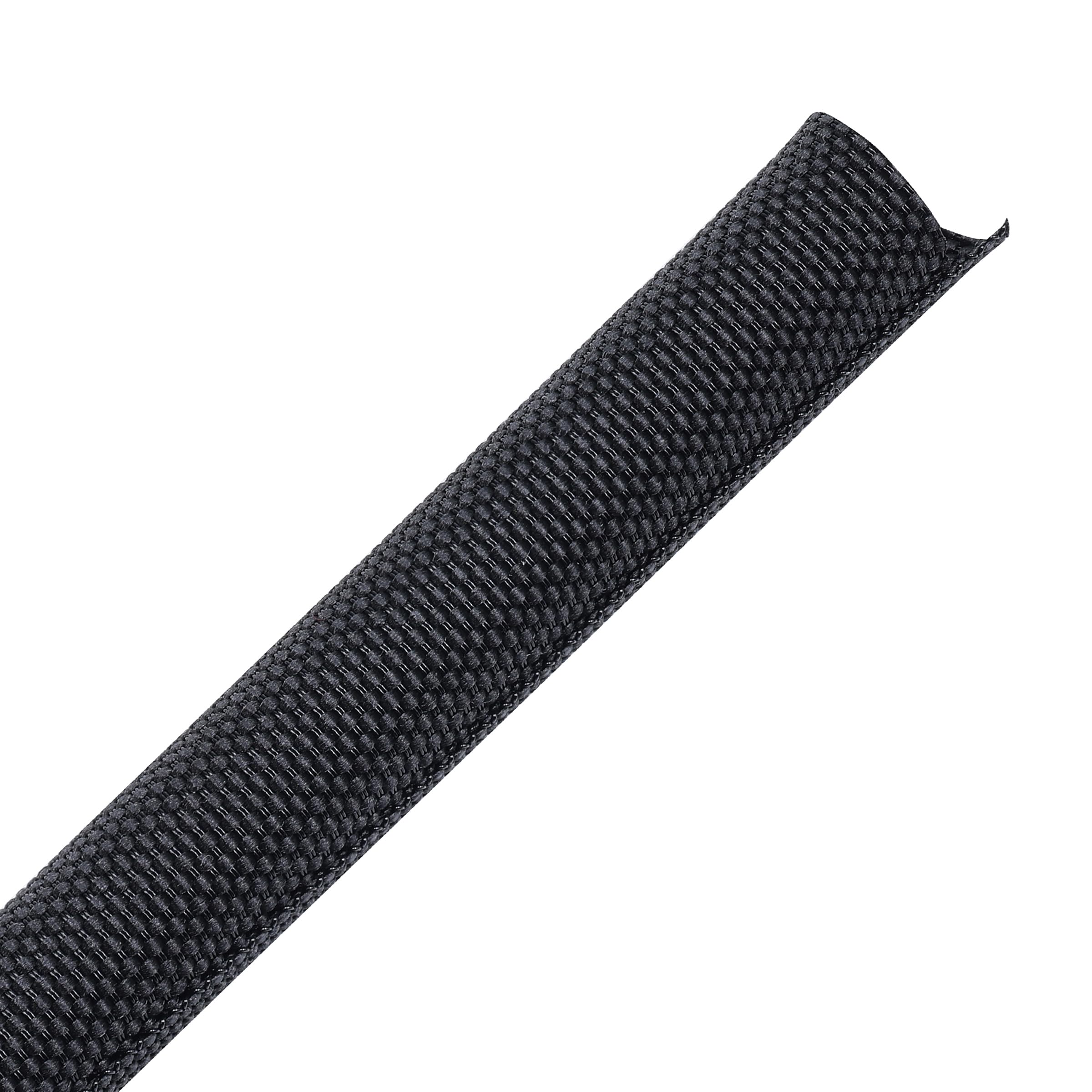 Sonoreboom Automotive Mesh Woven Wire Sheathing Split Wire Loom 3/8"-18ft