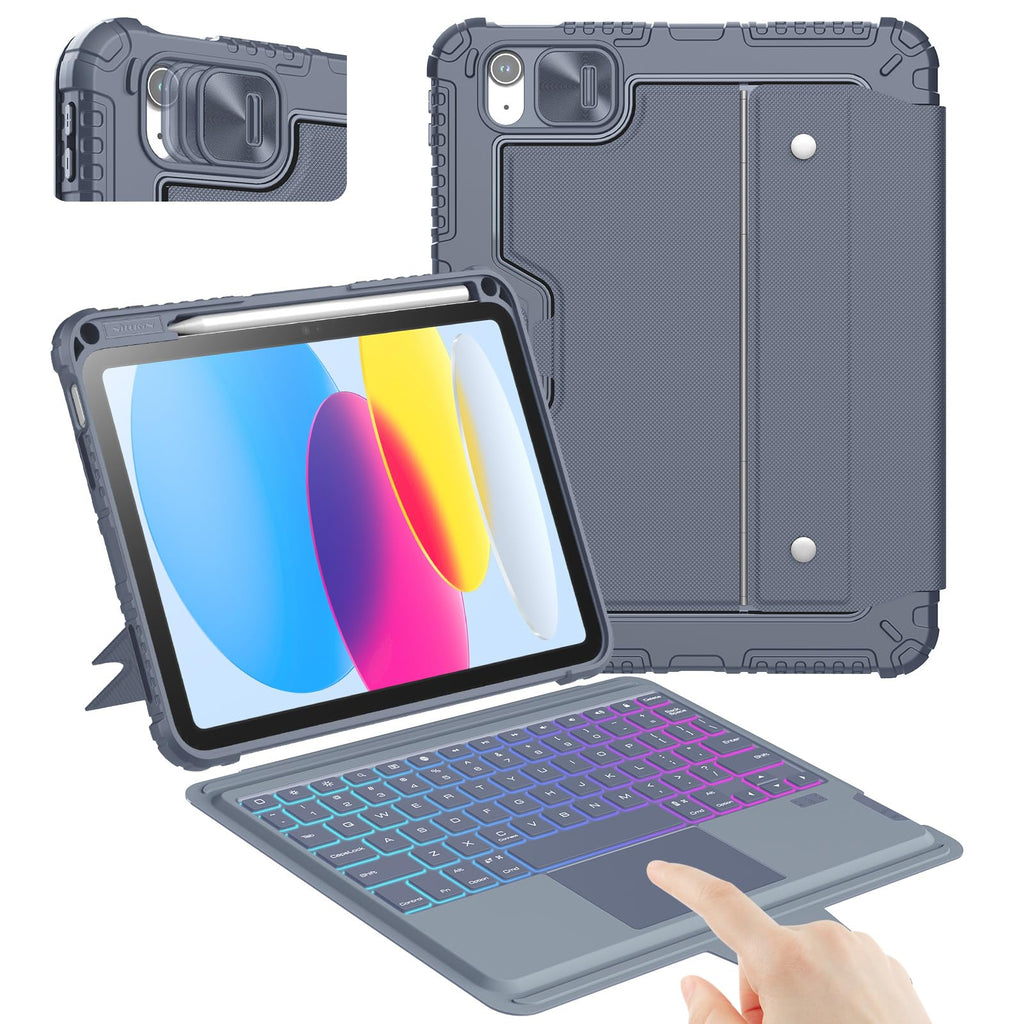 Nillkin Rugged Detachable Keyboard Case for iPad Air 13" & Pro 12.9", Black
