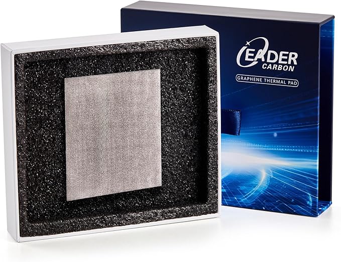 Thermal Pad,33 * 33 * 0.2mm,Graphene Thermal Pads for GPU/CPU/SSD/Electronics - Highly Efficient, Compressible (33 * 33mm)